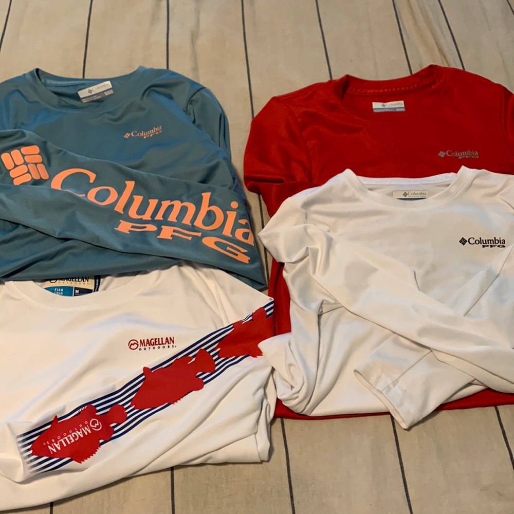 Youth Boys Columbia and Magellan Long Sleeve Shirts